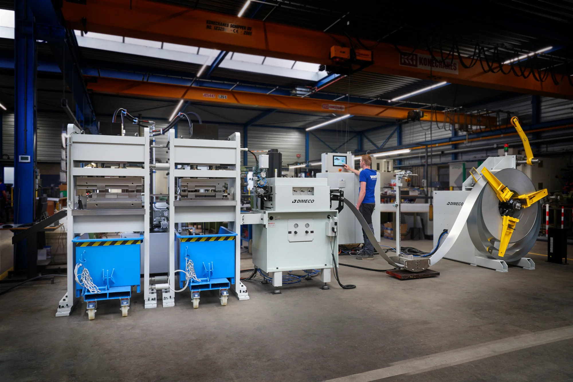 Hydraulische pons- en buiglijn beugels