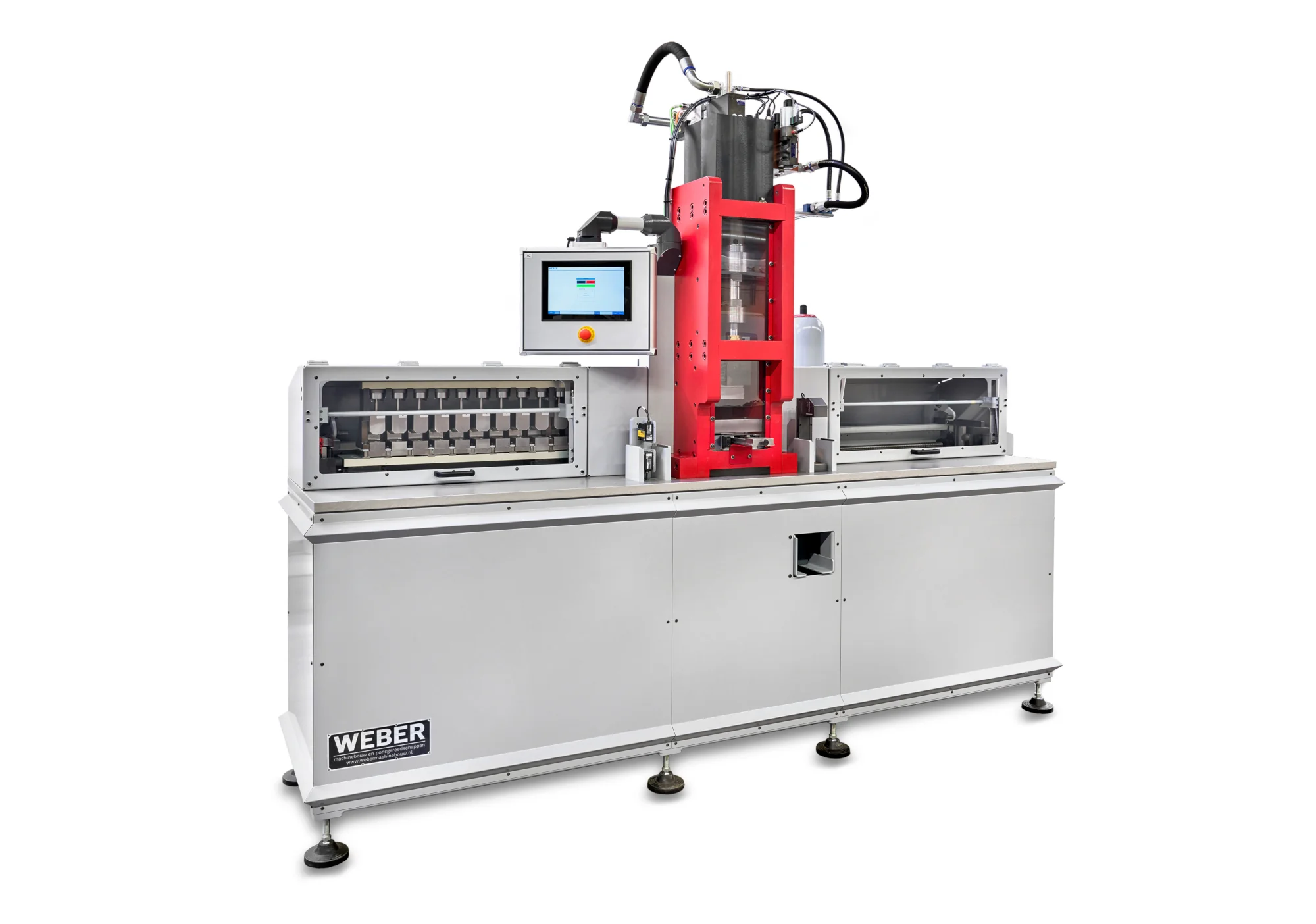 Hole Expansion Test pers met gereedschapsmagazijn